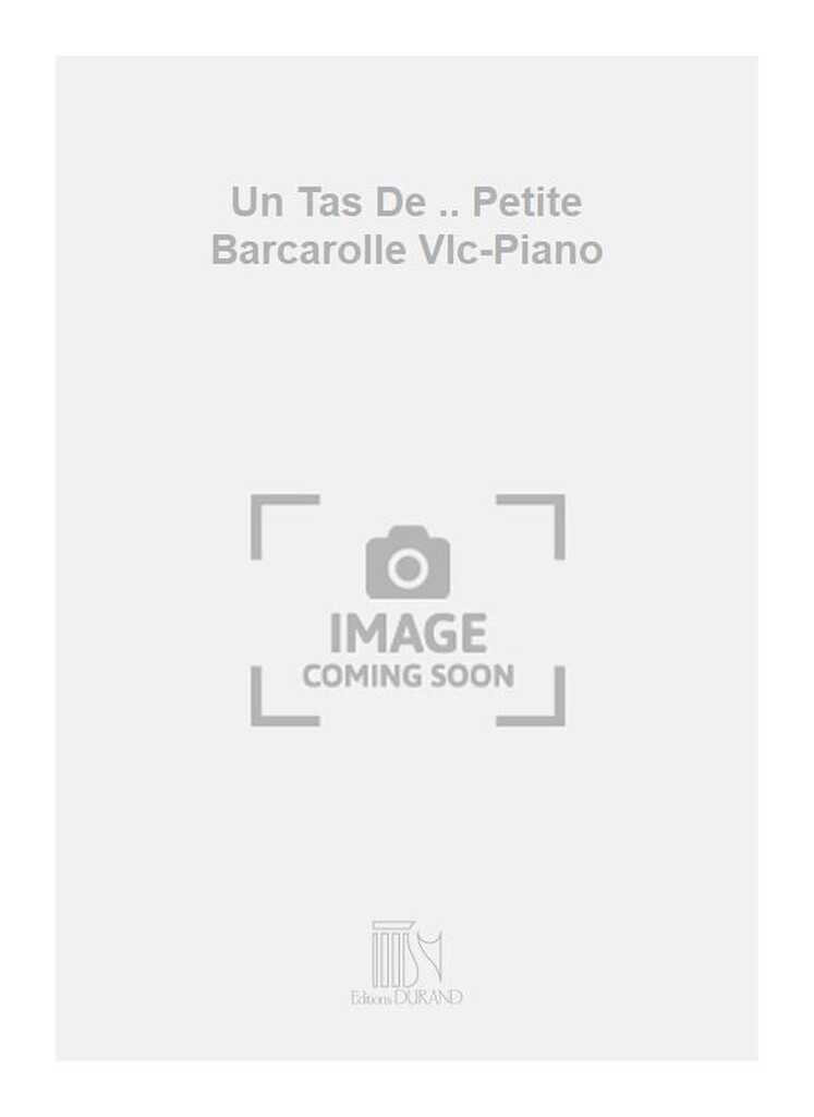 Un Tas De .. Petite Barcarolle Vlc-Piano